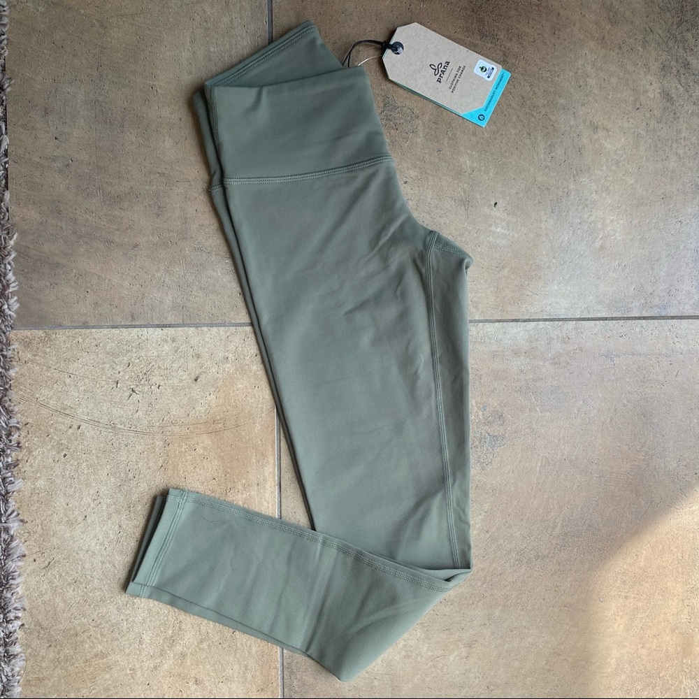 NWT Prana Pillar 7/8 Legging in Olive | Size Small